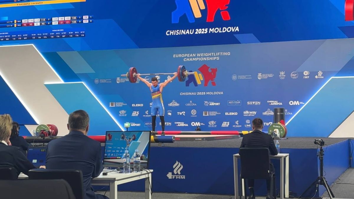 Încă o medalie la Campionatul European de Haltere. Ion Badanev a cucerit bronzul