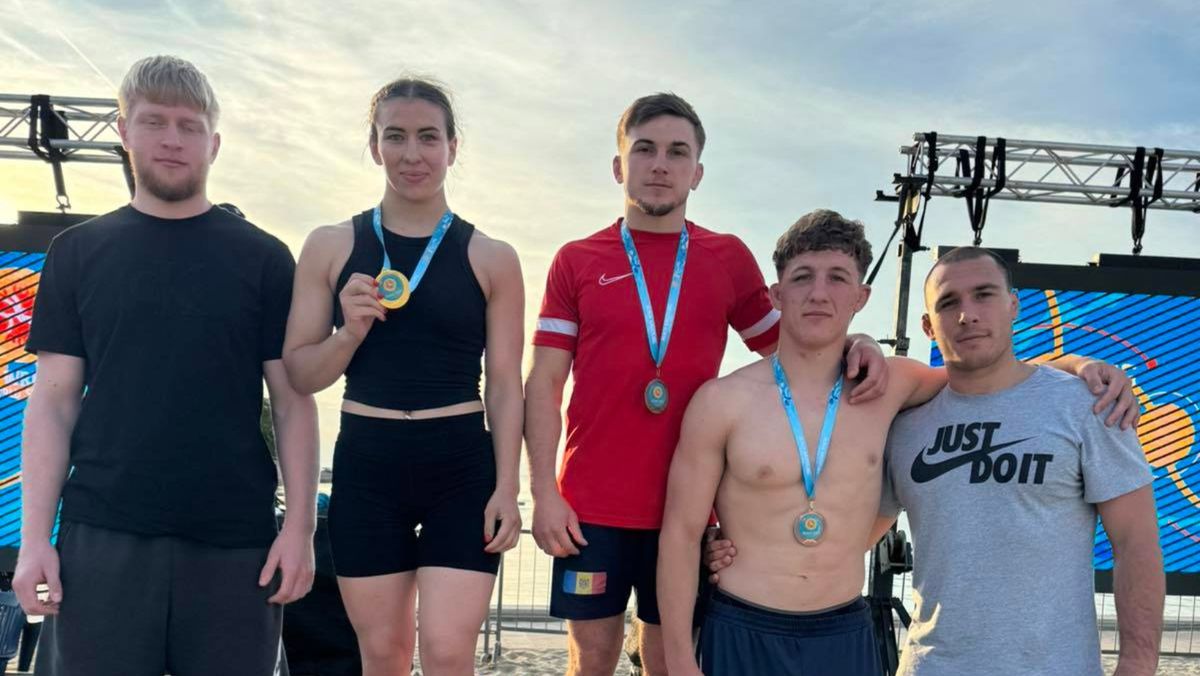 Sportiva Irina Rîngaci a cucerit medalia de aur la Turneul Internațional World Series de lupte pe plajă