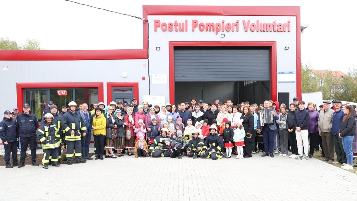În localitatea Zubrești din raionul Strășeni a fost inaugurat un post de salvatori și pompieri voluntari
