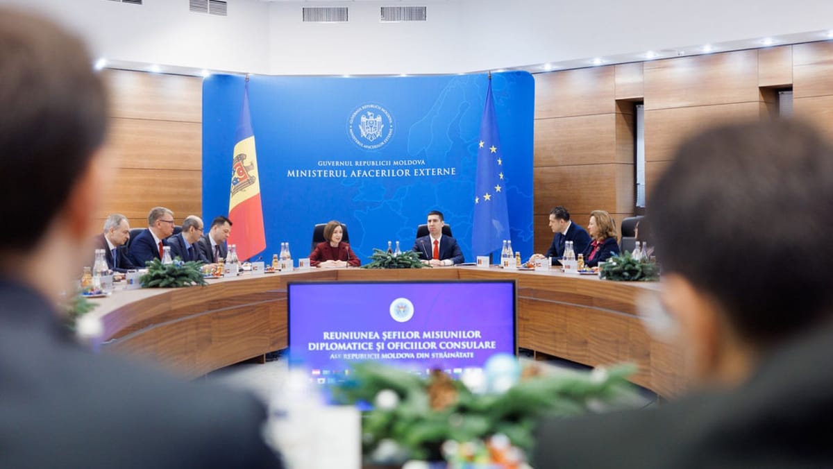 Mesajul Maiei Sandu la reuniunea ambasadorilor: „R. Moldova poate supraviețui doar prin aderarea la UE”