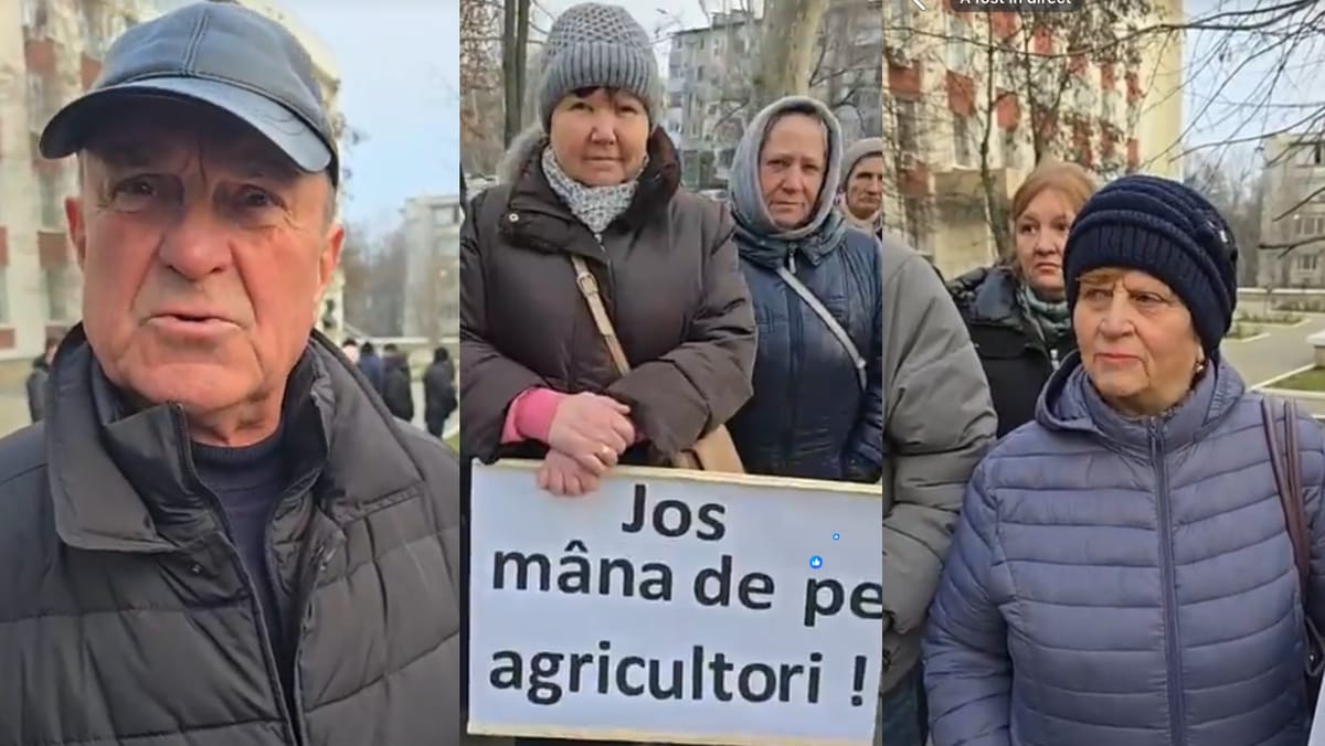 Protest al fermierilor la Curtea de Apel - cer justiție corectă în dosarul fraților Grosu: „Ei hrănesc un sat întreg”