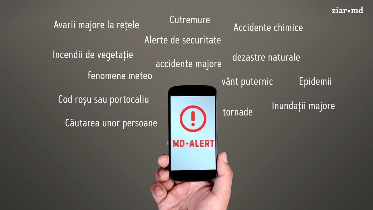 Conceptul MD-ALERT, aprobat de Guvern. Sistemul de avertizare va fi operațional în anul 2027, spun autoritățile