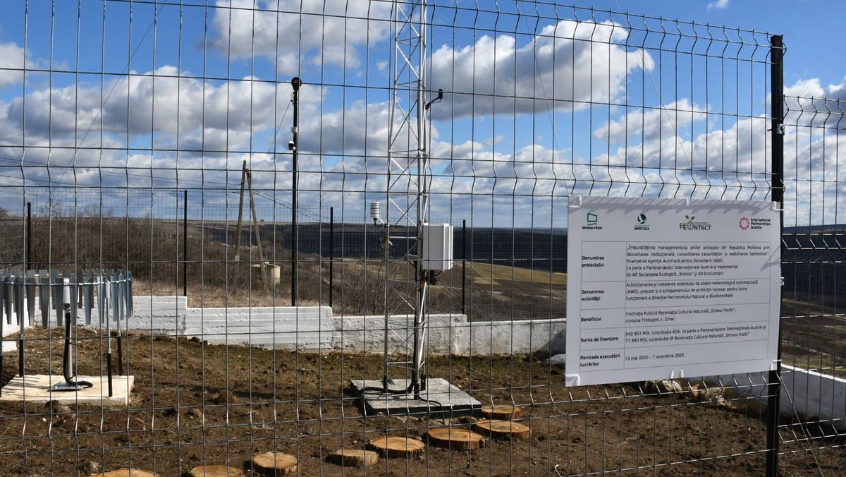 VIDEO/ La Orheiul Vechi a fost instalată o stație meteo modernă care monitorizează clima în timp real