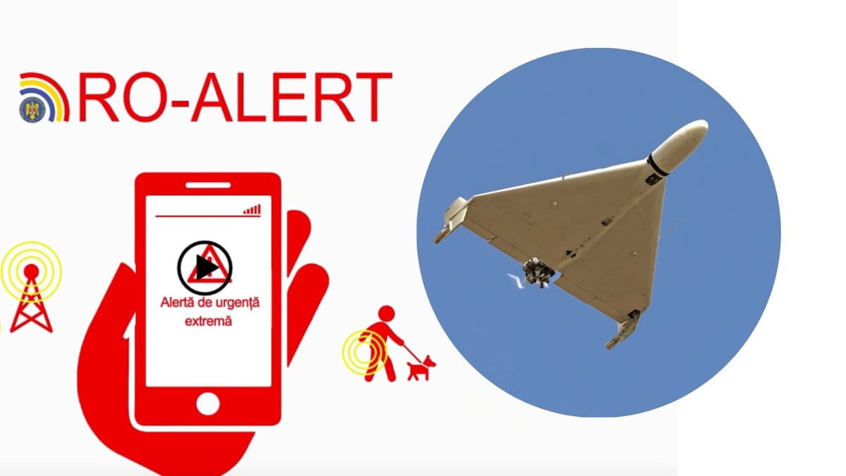 Locuitorii din Tulcea au primit două mesaje Ro-Alert. Avioane F-16 au fost ridicate în aer după apariția unei drone