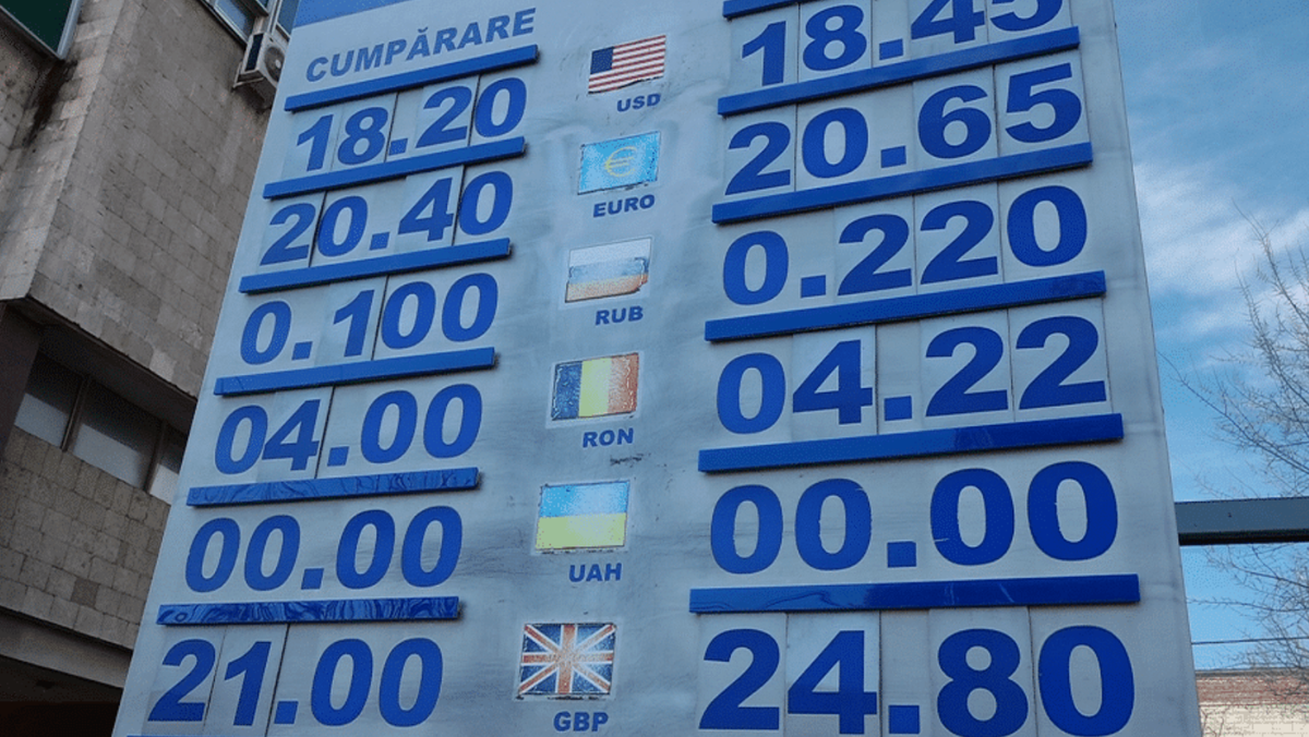 Mișcări pe piața valutară: astăzi, leul cedează ușor în fața principalelor valute