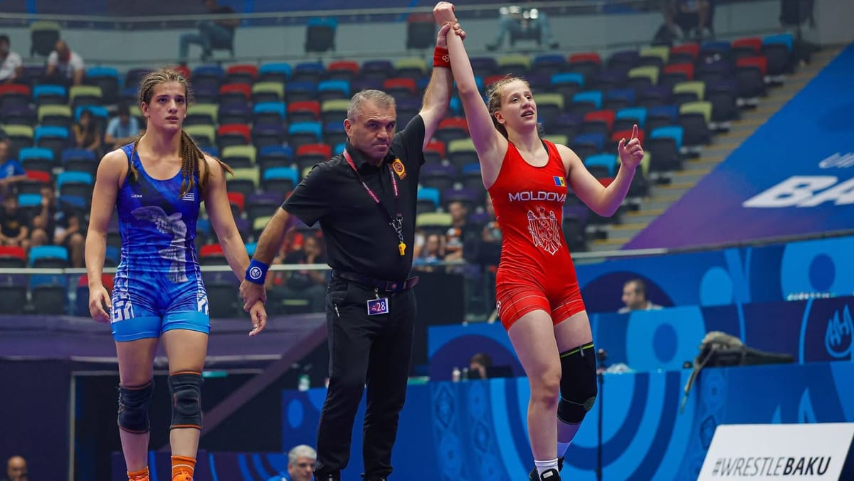 Margarita Lisița aduce prima medalie R. Moldova de la Mondialul U-17. Luptătoarea din Taraclia a cucerit bronzul