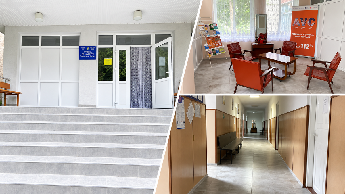 Condiții mai bune pentru pacienții din Cuhureștii de Sus. Centrul de Sănătate a fost renovat