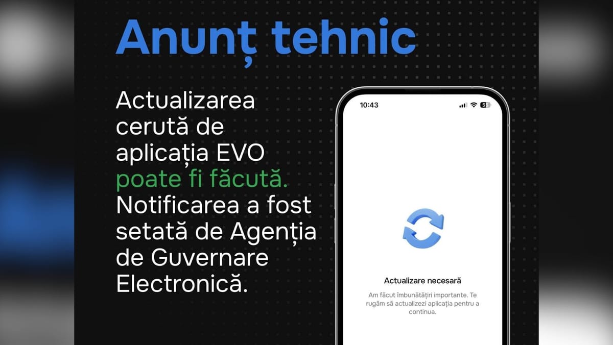 Actualizare obligatorie pentru aplicația EVO. Ce trebuie să facă utilizatorii