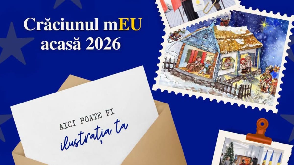 Concurs de felicitări de Crăciun în R. Moldova. Desenul câștigător va ajunge la partenerii europeni ai țării