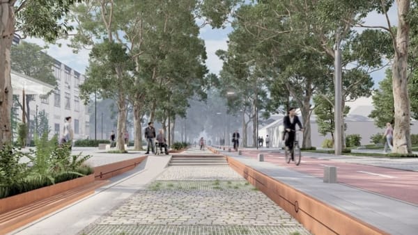 FOTO/ Strada 31 August 1989 va avea trotuare largi, pistă pentru bicicliști și pavaj restaurat - când va fi gata