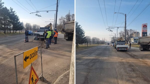 Șoseaua Muncești a fost redeschisă traficului după lucrări temporare de reparație, anunță Primăria