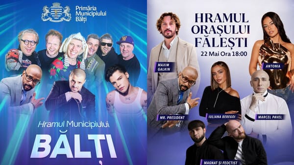 Muzică și voie bună în nordul țării: Bălțiul marchează 605 ani de la prima atestare documentară, iar Făleștiul - 597