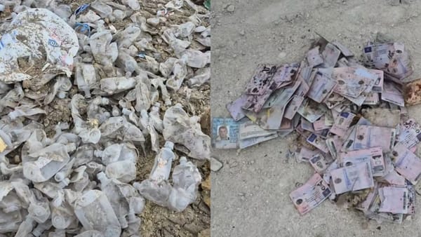 Mormane de plastic, depistate la o gunoiște din raionul Criuleni. Printre deșeuri - perfuzii și acte de identitate