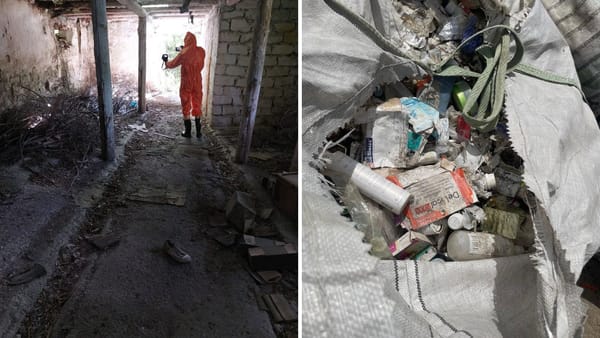 FOTO/ Noi detalii în cazul poluării cu mercur. ANSP a confirmat contaminarea aerului într-un depozit din Goian