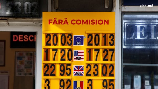 Leul moldovenesc câștigă teren față de euro și dolarul american