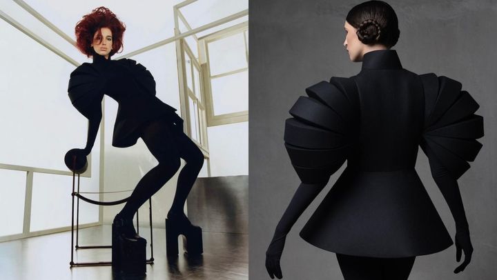 FOTO/ Dua Lipa a purtat haine create de un designer din R. Moldova, într-o sesiune foto pentru ELLE USA