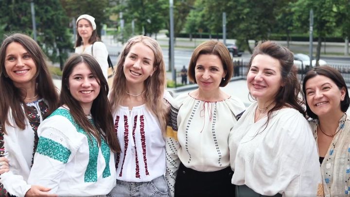 VIDEO/ În R. Moldova este marcată Ziua Națională a Portului Popular. Mesajul președintei