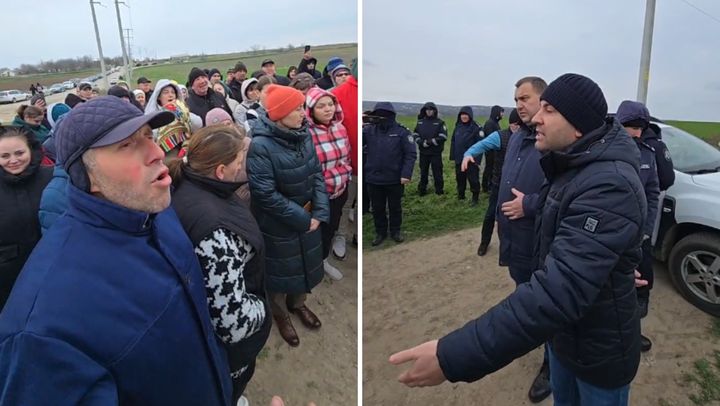 Oamenii din Roșcani și Calfa au protestat din nou față de înhumarea a peste 65.000 de porci lângă cele două sate