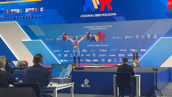 Încă o medalie la Campionatul European de Haltere. Ion Badanev a cucerit bronzul