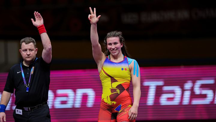 Irina Rîngaci a devenit vicecampioană europeană la lupte libere printre seniori
